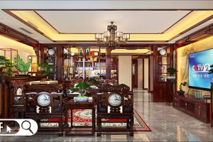 南京别墅古典中式设计案例 于淡然时光里演绎温暖拙朴