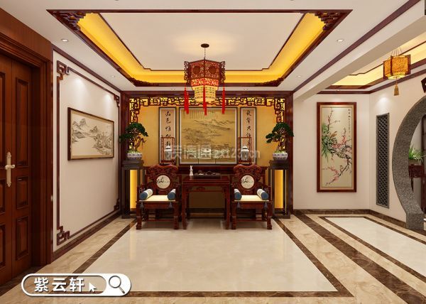 [紫云轩装饰]传承百年经典,让人爱不释手的中式装修别墅_公司动态__装