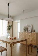 万盛金邸108㎡二居室原木风格装修案例