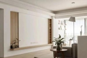 [上海亦帆装饰]客厅电视墙如何设计？客厅电视墙设计方案分享