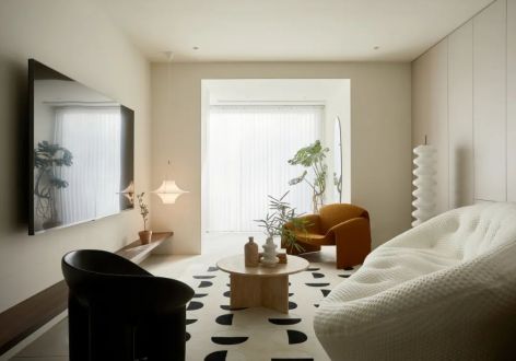 英伦庄园·铂爵现代风格126平米三居室装修案例