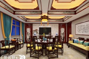 [紫云轩装饰]中式装修别墅提炼一份东方格调的奢华