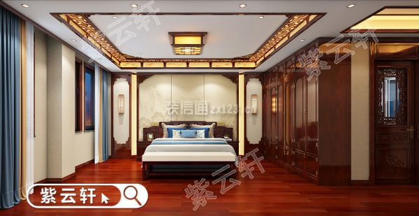别墅卧室传统中式装修风格