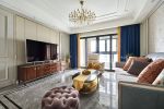 恒大雍河湾135㎡三居室美式风格装修案例