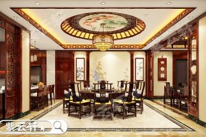 [沧州紫云轩装饰]北京中式设计效果图中式装修别墅可以参考下
