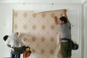 [大连金世纪装饰]怎么才能贴好墙纸？墙纸铺贴流程步骤