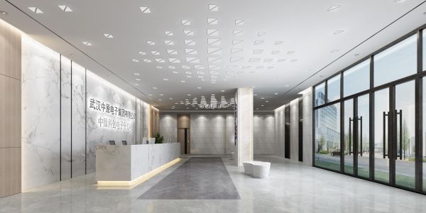 中原电子集团办公室现代风格100㎡设计方案