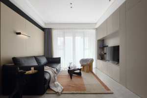 [军浩装饰]120平三居室装修案例，营造简约舒适的家！