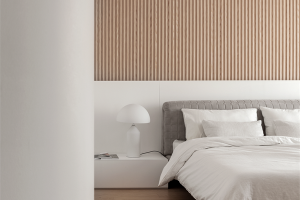 现代简约卧室床头背景墙该如何设计