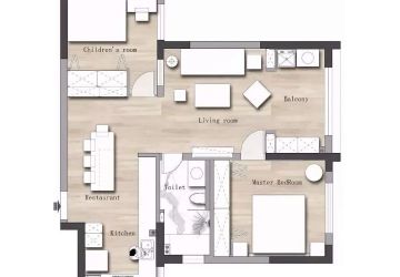 81㎡优雅法式2室2厅，打造出复古又不失时髦的居住空间