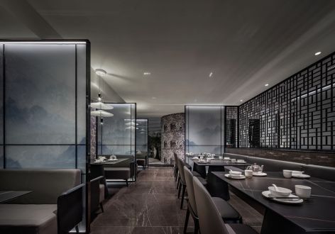 餐厅900平方新中式风装修案例