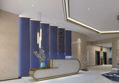广州酒店轻奢风格2000平米装修案例