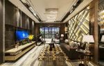 广州融创文旅城奢华风格126平米三室两厅装修案例