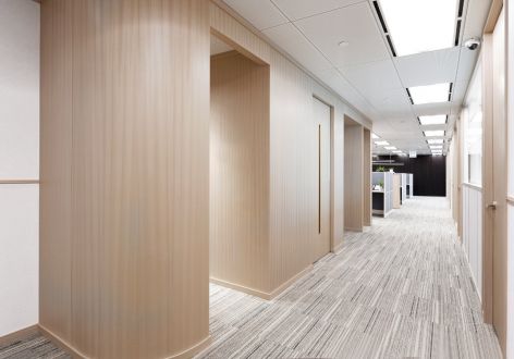 1000平金融公司办公室现代风格装修案例