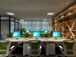 100平环保公司办公室现代风格装修案例