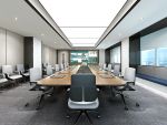 300平科技公司办公室现代风格装修案例