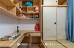 建发玖珑湾108㎡三居室简约日式装修案例