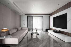 [新余家和装饰]客厅电视墙与沙发墙如何搭配？
