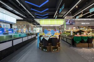 深圳生鲜超市店面设计