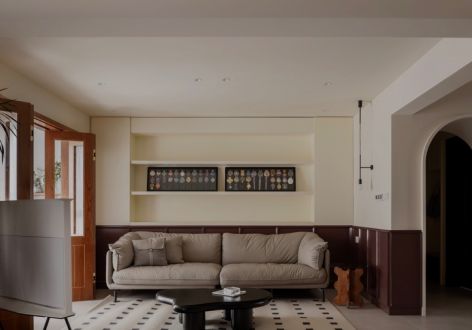 碧桂园御东府美式古典风格140平米四居室装修案例