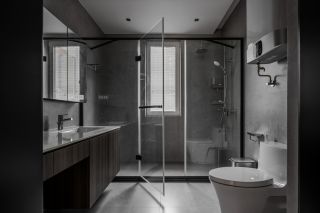 2023现代简约风浴室洗手间装修效果图
