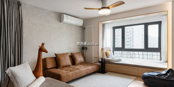 保利和光尘樾现代风格120平米三居室装修案例