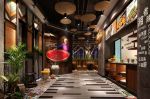 广州饭店混搭风格500平米装修案例