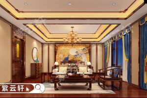 [紫云轩装饰]在中式风格别墅装修中感受笔墨书香的家居设计