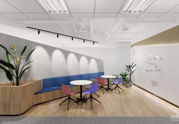 短视频公司1211平现代办公室装修案例