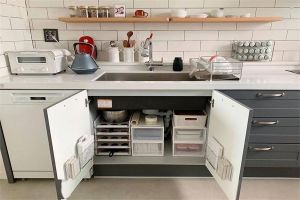 [福州华浔品味装饰]小面积厨房装修如何增加收纳