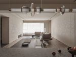 保利珑樾现代风格140平米三居室装修案例