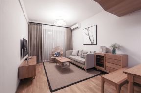 日式简约客厅装修效果图 日式客厅装修风格效果图2023