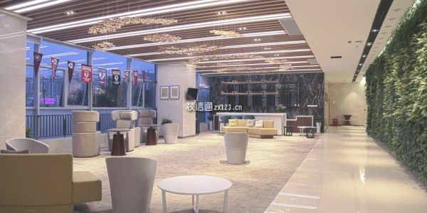 弘阳大厦办公楼现代风格10000㎡设计方案