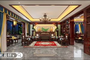 [紫云轩装饰]中式别墅室内装修只在中式风格里才能彰显的风范