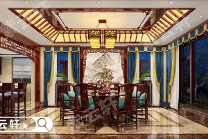 [紫云轩装饰]中式别墅室内装修只在中式风格里才能彰显的风范