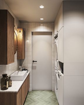 实用卫生间装修设计图 卫生间洗手柜图片
