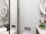 保利紫薇143平米新中式三居室装修案例