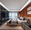 上海600平米别墅现代风卧室装修效果图