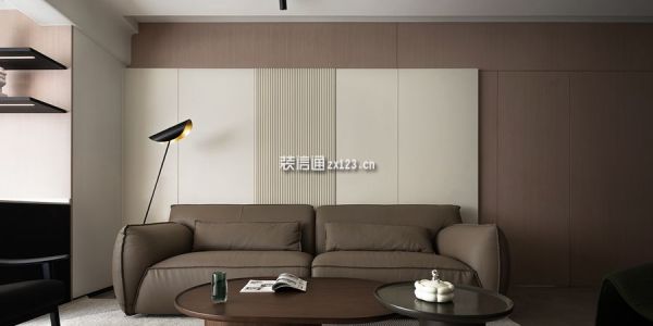 龙湖·云河砚现代风格121平米装修案例