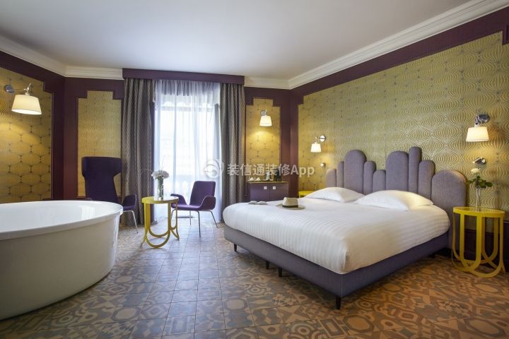 上海主题酒店主题套房装潢设计图