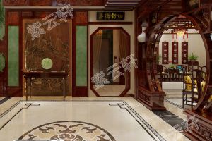 [紫云轩装饰]内蒙古中式别墅设计展古典家居的浩然之气