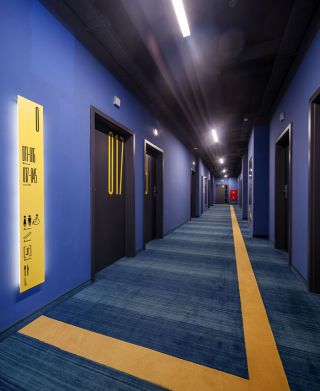 上海主题酒店楼层走廊装修图