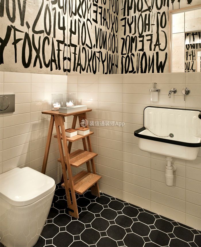 上海饭店个性卫生间设计装潢效果图