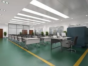 上海工厂办公楼室内装修装潢设计图