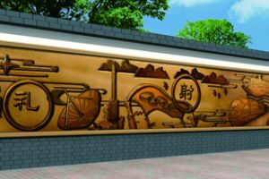 [旭宏装饰]郑州校园文化墙制作_河南旭宏文化_让文化墙生机盎然