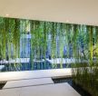 上海别墅自然气息庭院设计装潢效果图