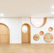 上海私立幼儿园教室走廊装修效果图