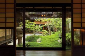 上海别墅日式庭院设计装修效果图