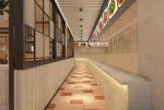上海快餐店走廊地板装修设计效果图