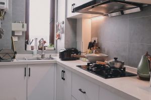 [广州阖家装饰]厨房比较小怎么装修设计